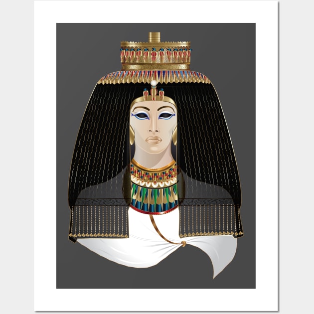 Royal Ahmose Nefertari Queen Wall Art by Nobiya